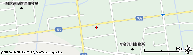 北海道今金町（瀬棚郡）南町周辺の地図