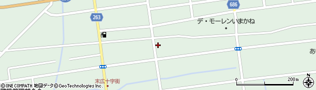 北海道今金町（瀬棚郡）旭町周辺の地図