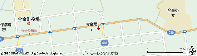 自衛隊函館地方協力本部今金地域事務所周辺の地図