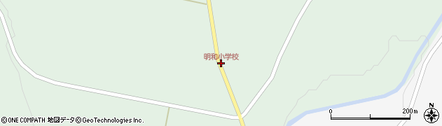 明和小学校周辺の地図
