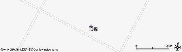 北海道広尾町（広尾郡）紋別（１３線）周辺の地図