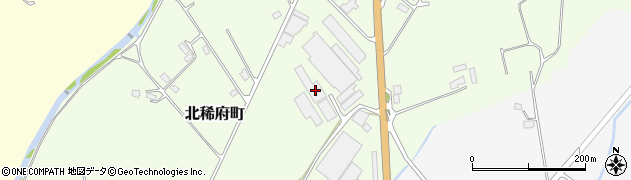 北海道伊達市北稀府町77周辺の地図