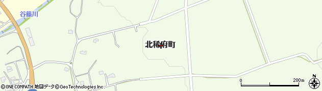 北海道伊達市北稀府町周辺の地図