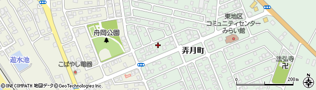 北海道伊達市弄月町224周辺の地図