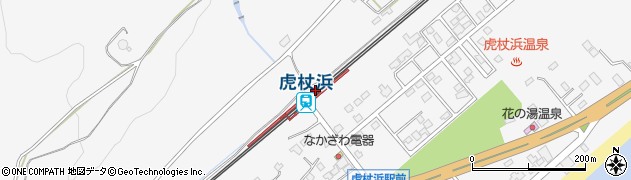 虎杖浜駅周辺の地図