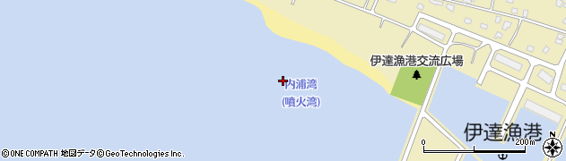 内浦湾周辺の地図