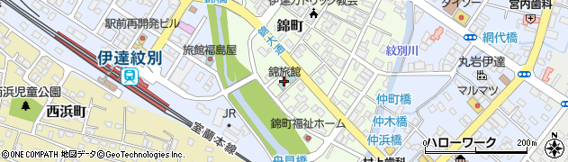 錦旅館周辺の地図