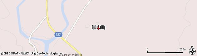 北海道登別市鉱山町周辺の地図