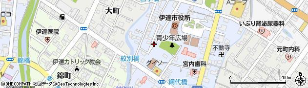 北海道伊達市鹿島町周辺の地図
