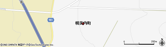 北海道伊達市幌美内町周辺の地図