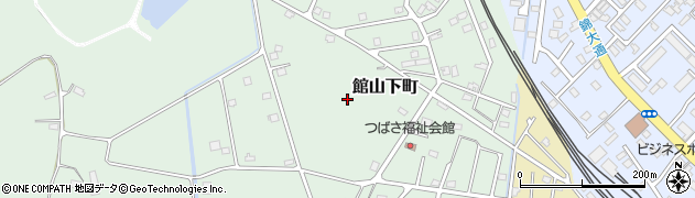 北海道伊達市館山下町周辺の地図