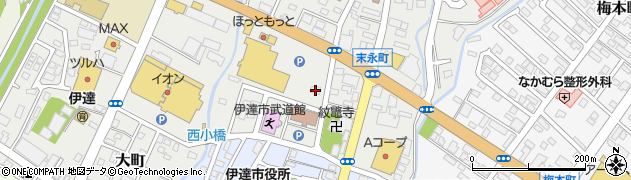 北海道伊達市末永町41周辺の地図