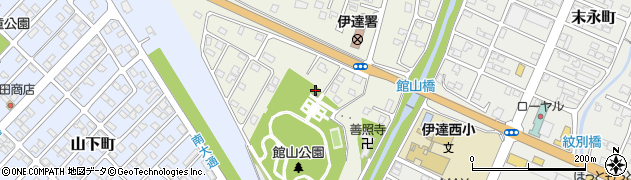 北海道伊達市館山町6周辺の地図