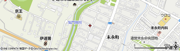 北海道伊達市末永町12周辺の地図