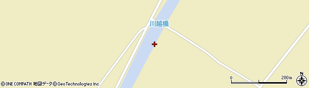 川越橋周辺の地図