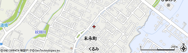 北海道伊達市末永町96周辺の地図