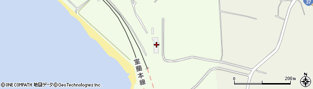 北海道伊達市南有珠町191周辺の地図