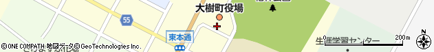 北海道広尾郡大樹町周辺の地図