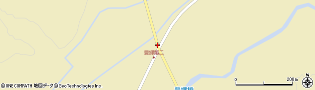 北海道日高町（沙流郡）豊郷周辺の地図