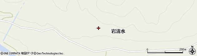 北海道新冠町（新冠郡）岩清水周辺の地図