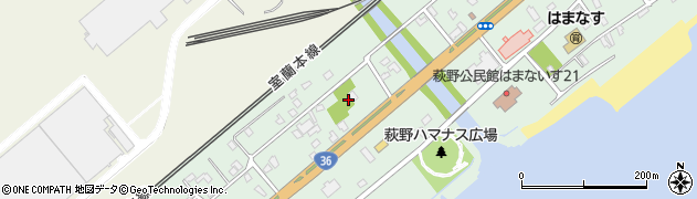 萩野大町公園周辺の地図
