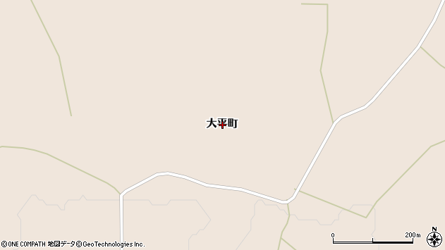 〒059-0153 北海道伊達市大平町の地図