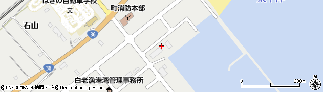 室蘭海陸通運株式会社　白老港事業所周辺の地図