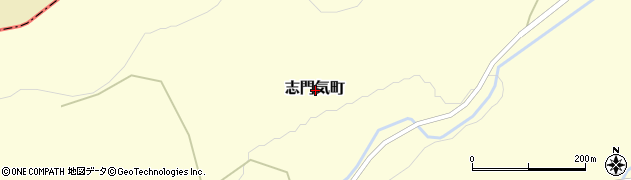 北海道伊達市志門気町周辺の地図