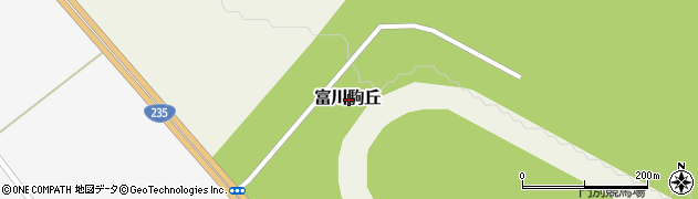 北海道沙流郡日高町富川駒丘周辺の地図