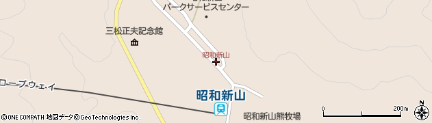 昭和新山周辺の地図