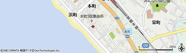 北海道虻田郡洞爺湖町浜町10周辺の地図