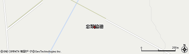北海道幕別町（中川郡）忠類協徳周辺の地図