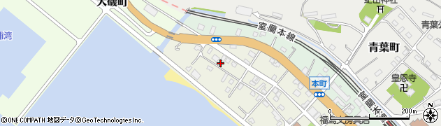 福島漁業部周辺の地図
