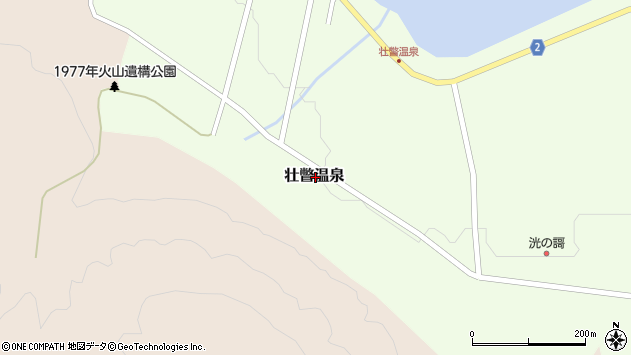 〒052-0103 北海道有珠郡壮瞥町壮瞥温泉の地図