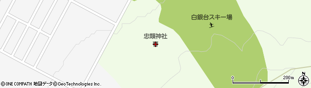 忠類神社周辺の地図