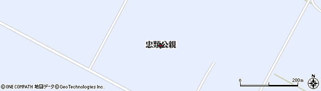 北海道幕別町（中川郡）忠類公親周辺の地図