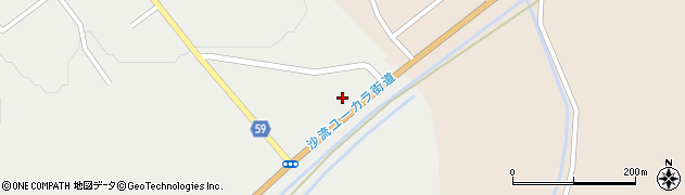 宇南山生花店周辺の地図