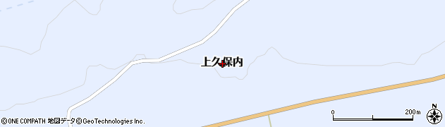 北海道有珠郡壮瞥町上久保内周辺の地図