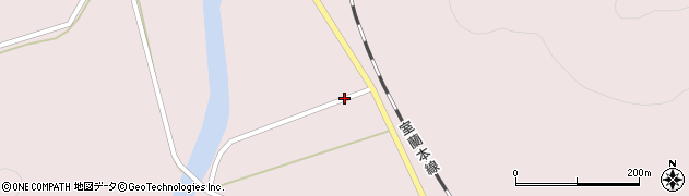 礼文停車場線周辺の地図