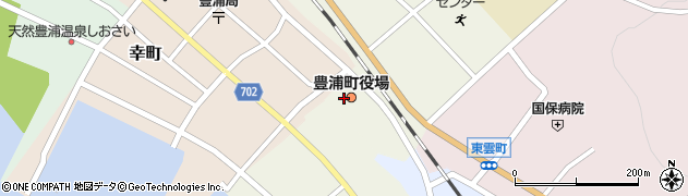 豊浦町役場　選挙管理委員会周辺の地図