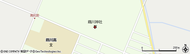 鵡川神社周辺の地図