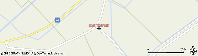 生田/牧田宅前周辺の地図