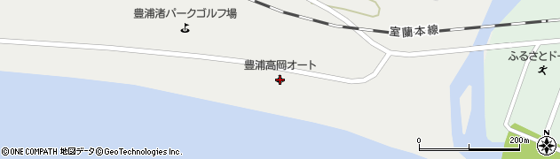 豊浦高岡オートキャンプ場周辺の地図