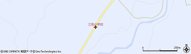三和小学校周辺の地図