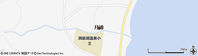 北海道虻田郡洞爺湖町月浦周辺の地図