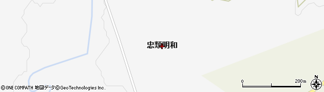北海道幕別町（中川郡）忠類明和周辺の地図