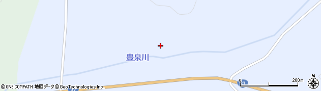 豊泉川周辺の地図
