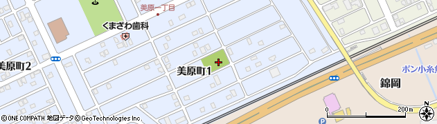 錦岡東5号公園周辺の地図