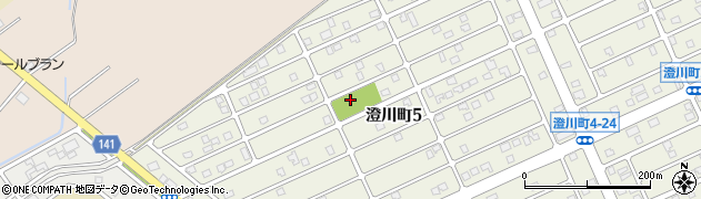 澄川5丁目公園周辺の地図