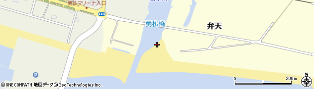 勇払橋周辺の地図